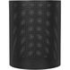 Dixon 20.5 X 16 inch Matte Black Side Table, Small