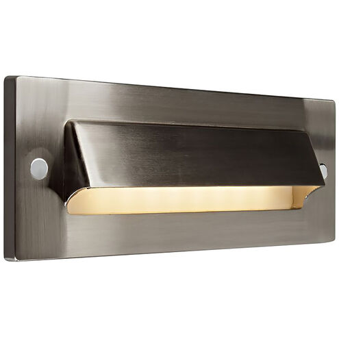 Step 2 2.6 watt Brushed Nickel Step Light in Horizontal Cove