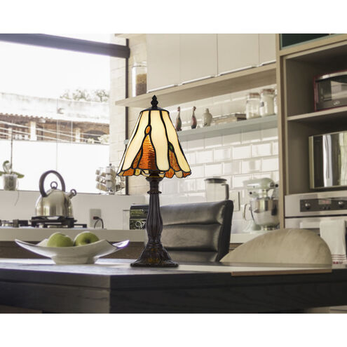 3116 Tiffany 14 inch 40.00 watt Dark Bronze Accent Lamp Portable Light