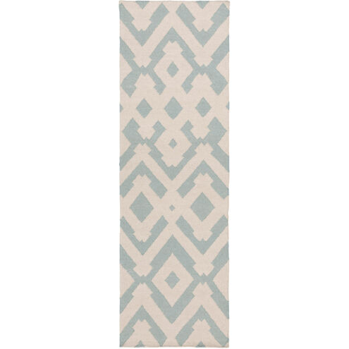 Paddington 132 X 96 inch Aqua, Beige Rug