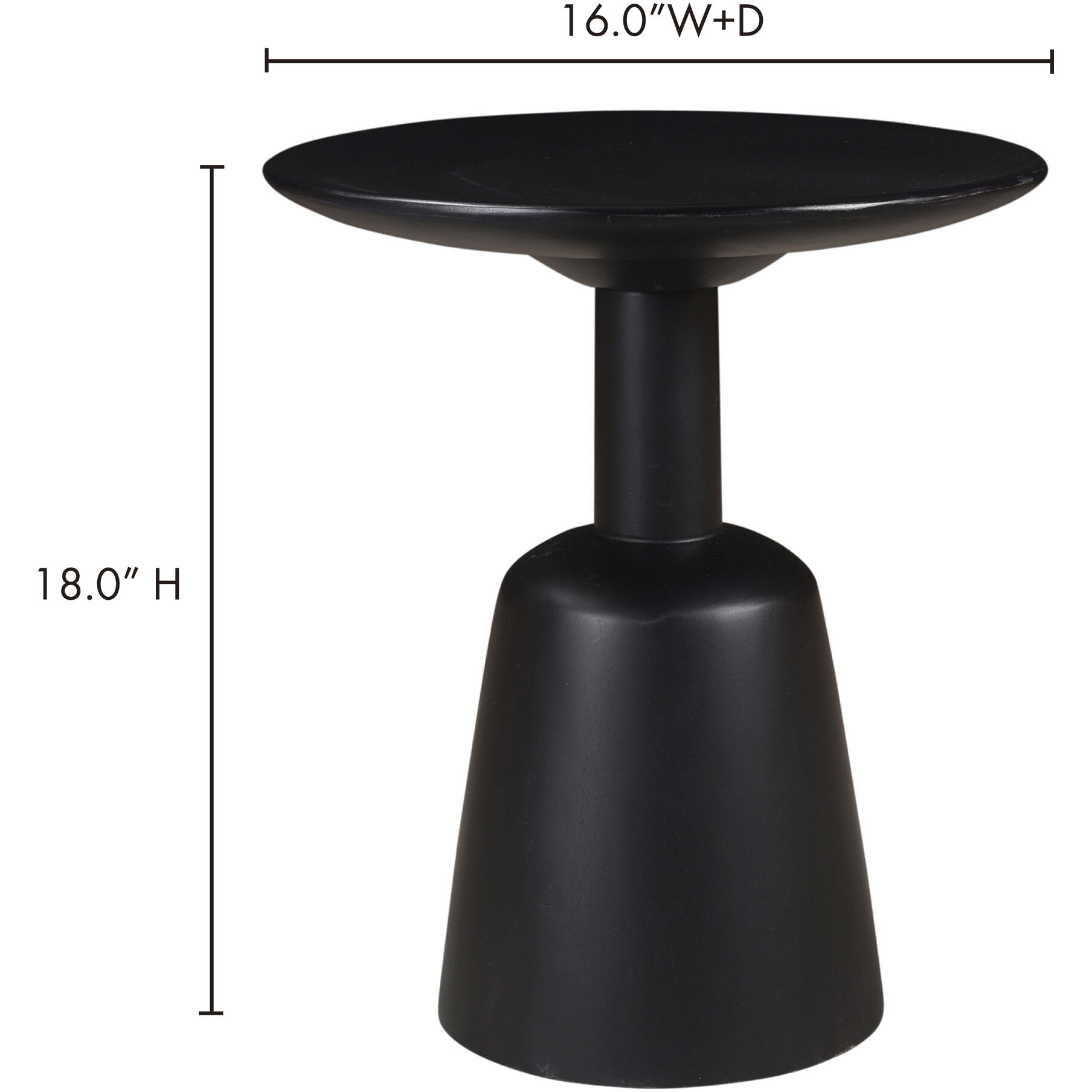 Nels 18 X 16 inch Grey End Table