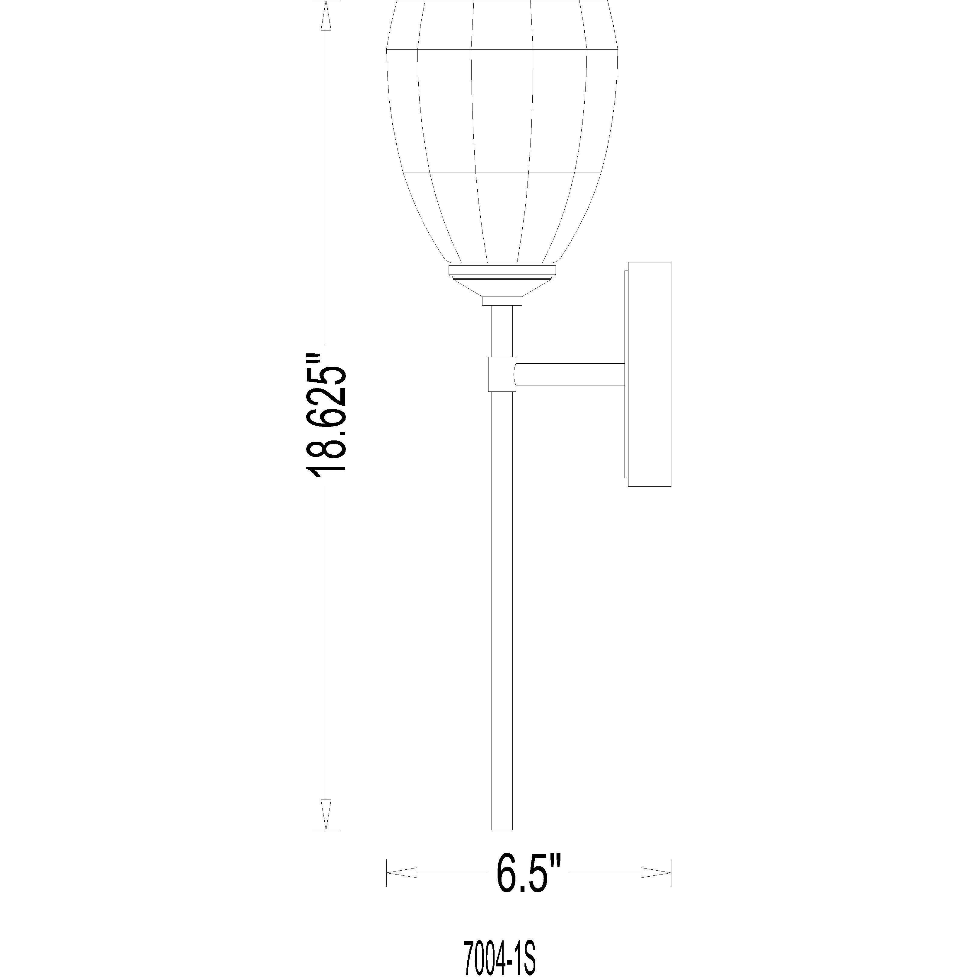 Oren Wall Sconce Wall Light in Modern Gold
