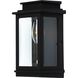 Freemont LED 8 inch Black Outdoor Wall Light
