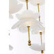 Barbara Barry Petaluma LED 60.25 inch Soft Lacquered Brass Cascading Linear Chandelier Ceiling Light