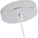 Canada 3 Light 16 inch Chrome Pendant Ceiling Light