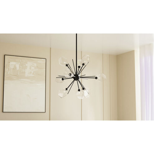 Salvador 9 Light 30 inch Earth Black Chandelier Ceiling Light