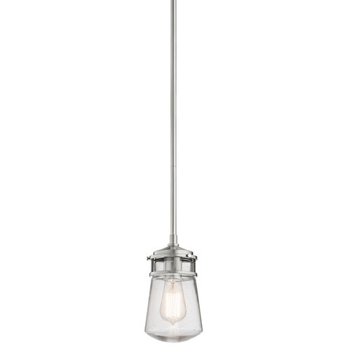 Lyndon 1 Light 5 inch Brushed Aluminum Outdoor Hanging Pendant