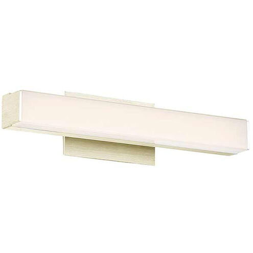 Brink LED 12.56 inch Brushed Brass Bath Vanity & Wall Light in 3500K, dweLED