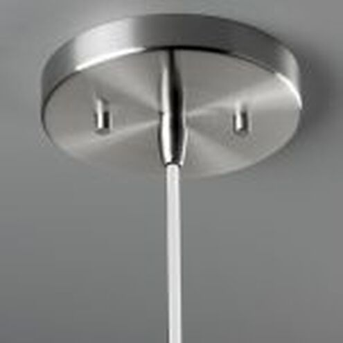 Radiance Collection 1 Light 11.75 inch Hammered Copper with Polished Chrome Pendant Ceiling Light