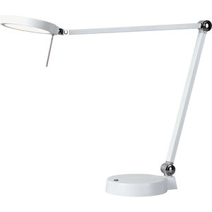 Optics 18 inch 6.00 watt Pure White Table Lamp Portable Light