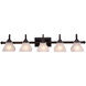 Cardiff LED 40.75 inch Oil Burnished Bronze Bathroom Light Wall Light