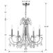 Othello 5 Light 20.5 inch Polished Chrome Chandelier Ceiling Light in Clear Swarovski Strass