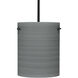 Tamburo 8 LED Black Stem Pendant Ceiling Light