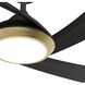 Vespucci 52 inch Matte Black Outdoor Ceiling Fan