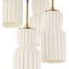 Vanier 5 Light 14 inch Warm Brass Pendant Ceiling Light