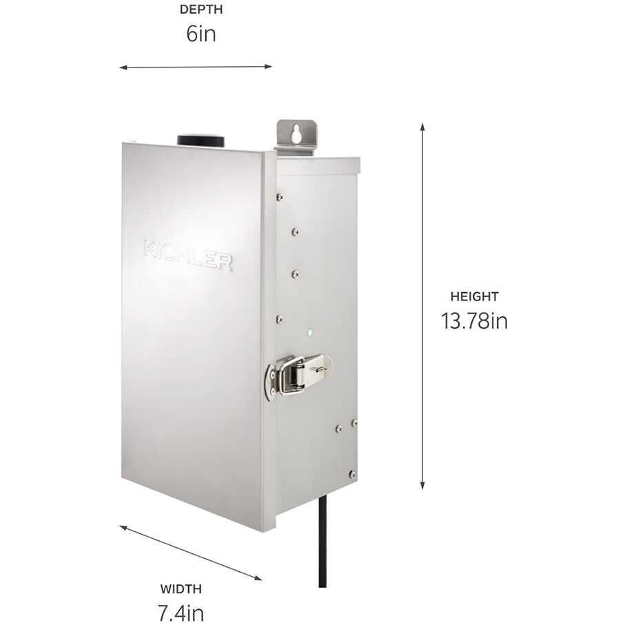 Smart Control 120 Stainless Steel Landscape 12V Transformer