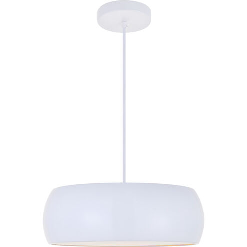 Flynn 2 Light 14 inch White Pendant Ceiling Light