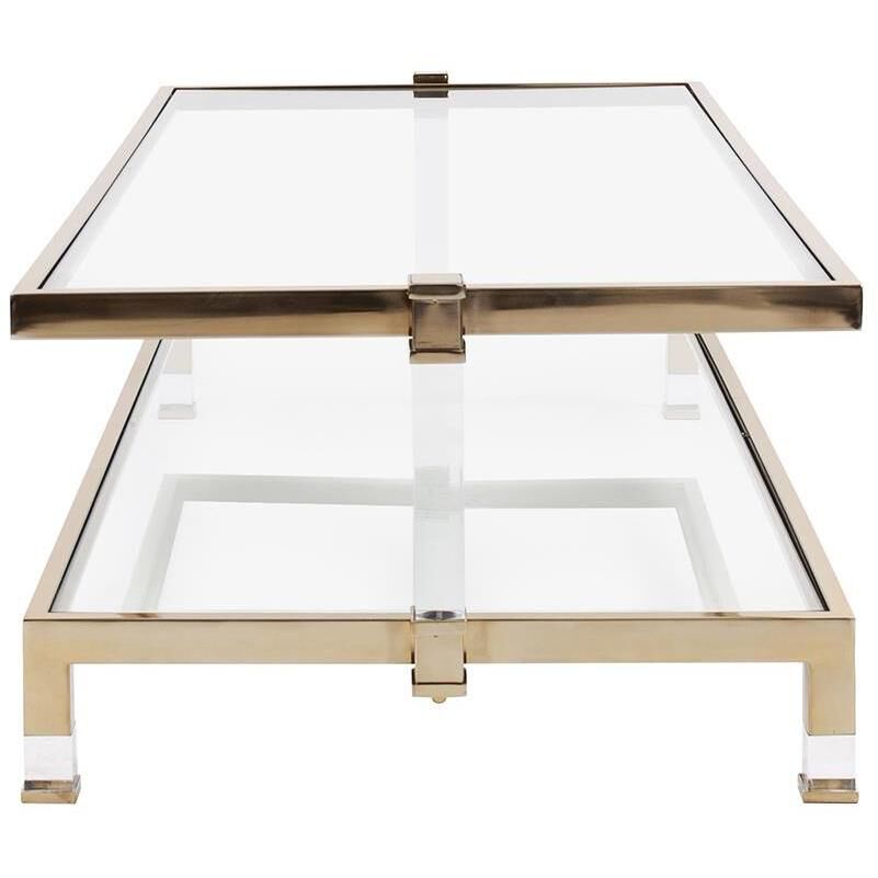 Goldwyn 58.5 X 18 inch Gold Coffee Table