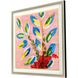 Florals Collection Blue Framed Art