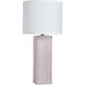 Augustus 32 inch 150 watt Pink Peony Table Lamp Portable Light