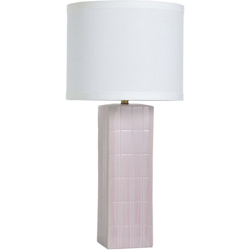 Augustus 32 inch 150 watt Pink Peony Table Lamp Portable Light