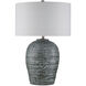 Agatha 29.5 inch 150 watt Reactive Black & White Table Lamp Portable Light
