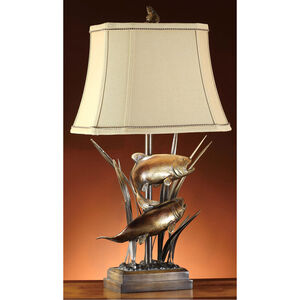 Upstream 32 inch 150 watt Bronze Table Lamp Portable Light