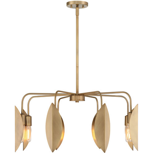 Eden 8 Light 3 inch Old Satin Brass Chandelier Ceiling Light