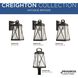 Lorraine 1 Light 12 inch Antique Bronze Outdoor Wall Lantern, Small, Design Series