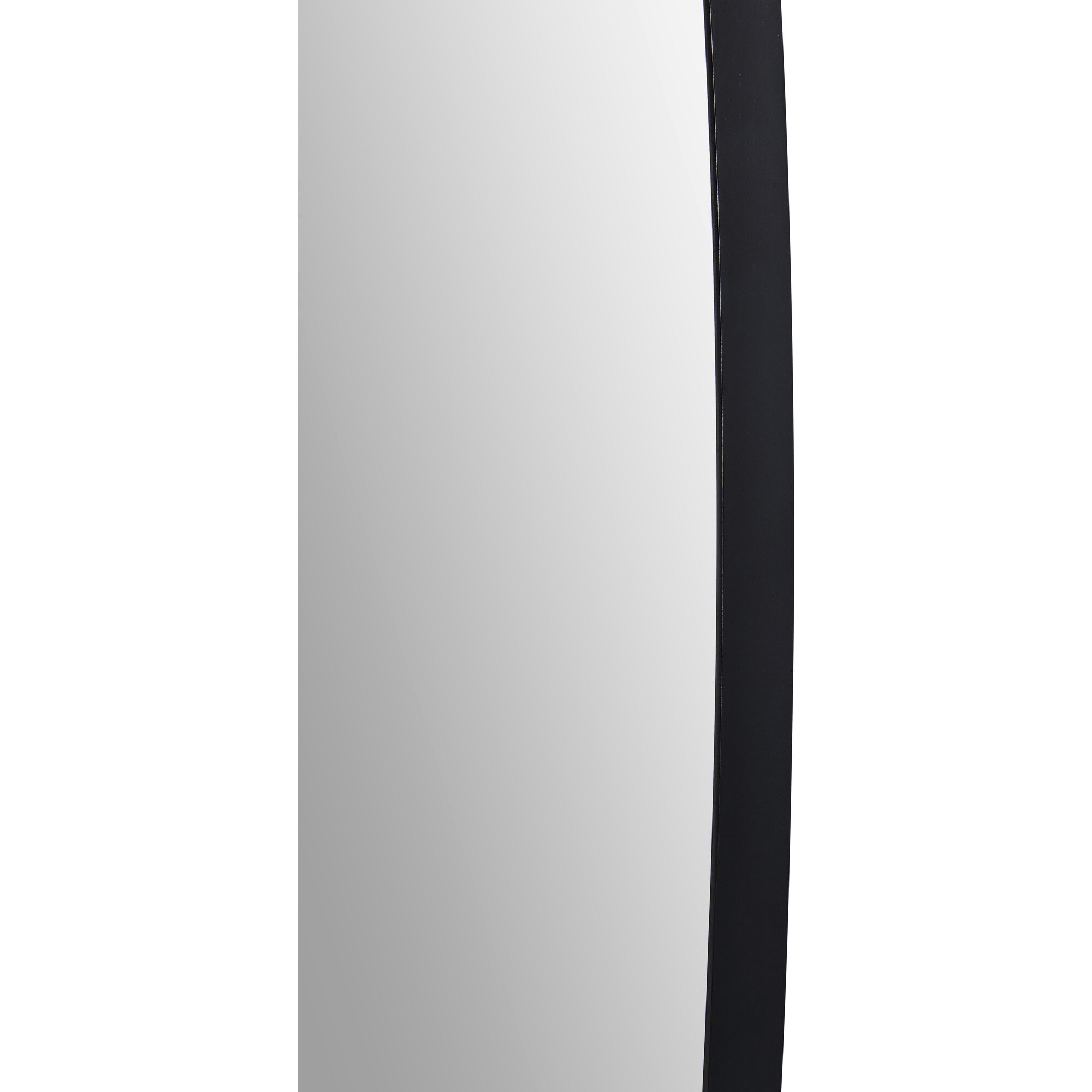 Bergen 36 X 24 inch Matte Black Wall Mirror