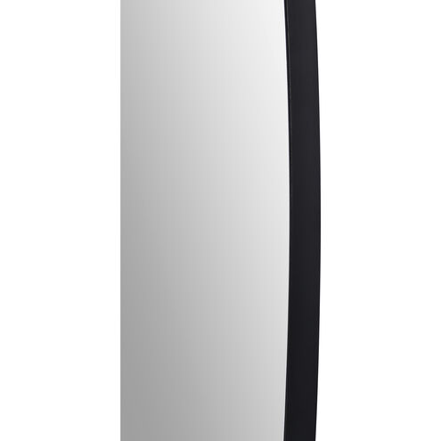 Bergen 36 X 24 inch Matte Black Wall Mirror