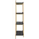 Four Tiers 44.1 X 18.1 X 9.8 inch Black Shelf