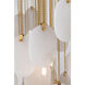 Velisse 8 Light 35.5 inch Legacy Brass Pendant Ceiling Light