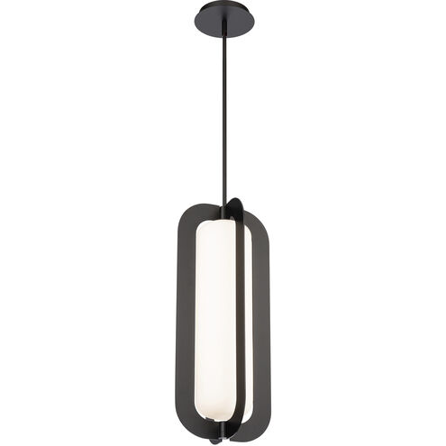 Echelon 1 Light 9 inch Black Pendant Ceiling Light