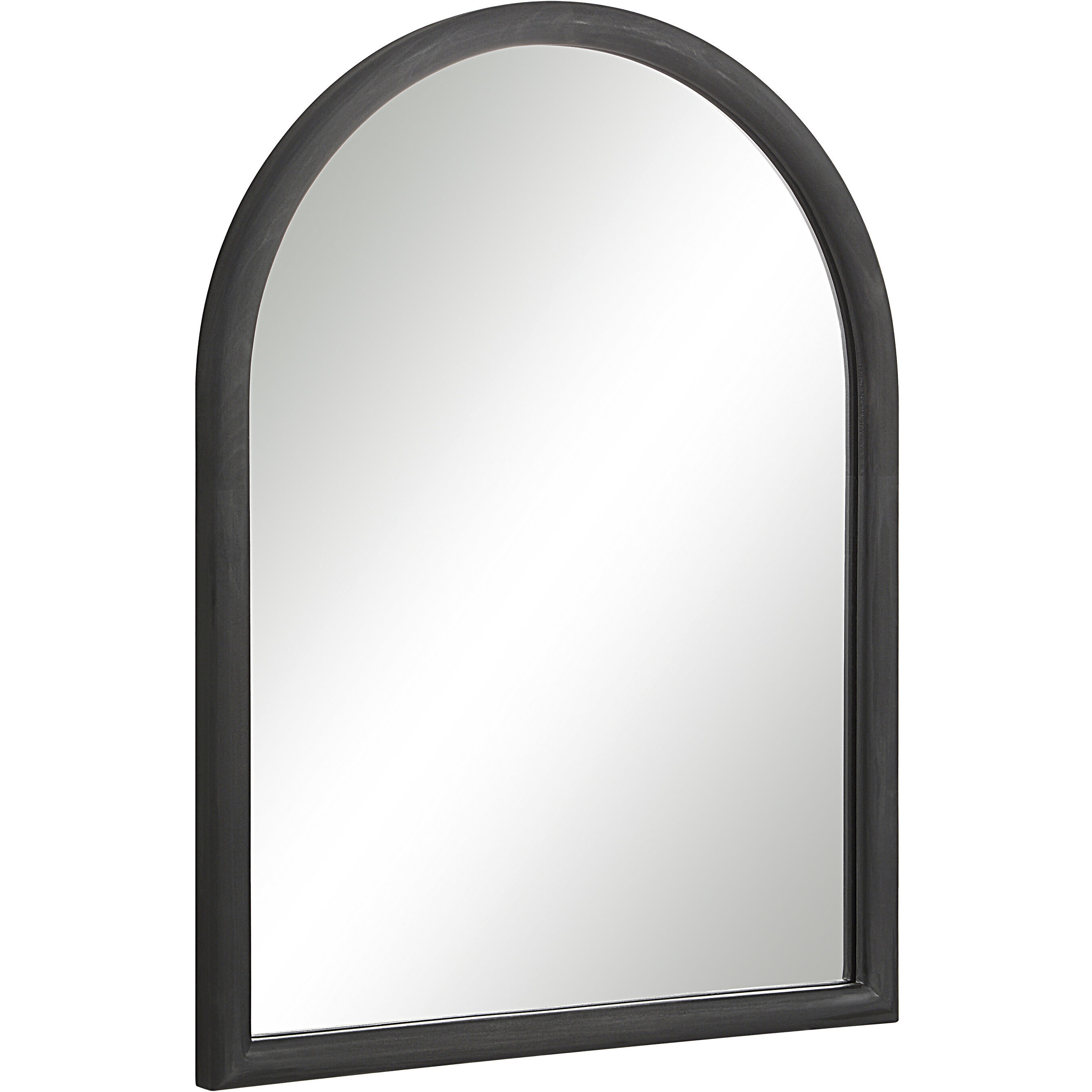 Olfito 24 X 18 inch Matte Black Wall Mirror