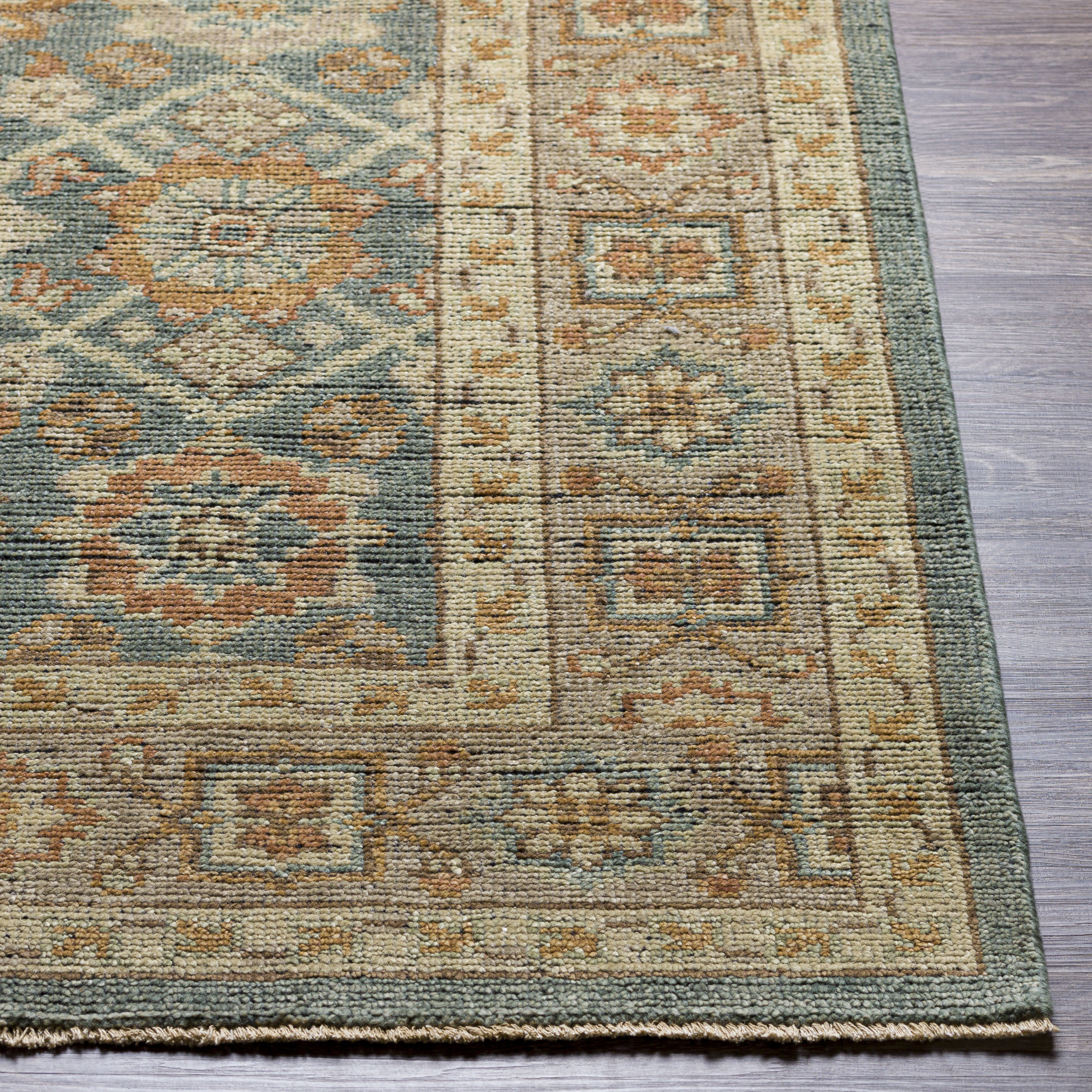 Reign 36 X 24 inch Sage Rug in 2 x 3, Rectangle