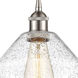 Edison Cindyrella LED 8 inch Brushed Satin Nickel Mini Pendant Ceiling Light