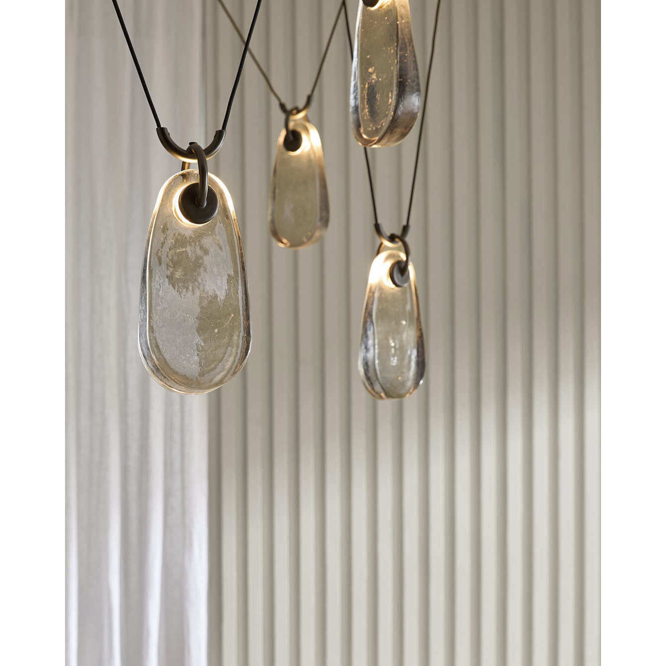 Melt 5 Light 63 inch English Bronze Chandelier Ceiling Light