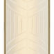 Lisa McDennon Devon LED 4.75 inch Lacquered Brass Bath Light Wall Light in Etched Opal, 20W, 2900K, Linear, Sconce