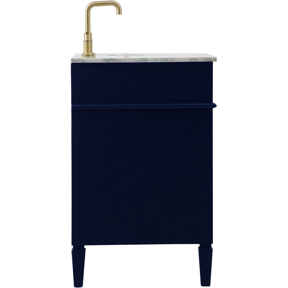 Park Avenue 72 X 21.5 X 35 inch Blue Vanity Sink Set