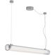 io LED 39.37 inch Polished Chrome Interior Pendant Light Ceiling Light