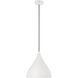 Oden 1 Light 14 inch Matte White Pendant Ceiling Light