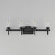 Goblet 4 Light 28.25 inch Black Bath Vanity Wall Light