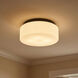 Edgemont 4 Light 20 inch Matte Black Flush Mount Ceiling Light