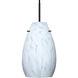 Pera 9 LED Black Cord Pendant Ceiling Light
