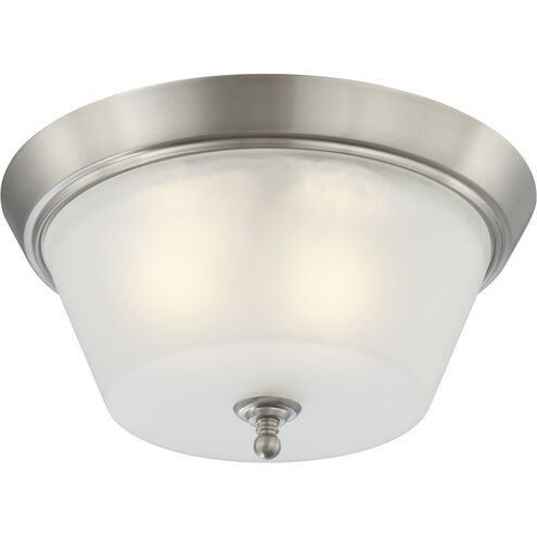 Surrey 3 Light 16 inch Brushed Nickel Flush Mount Ceiling Light