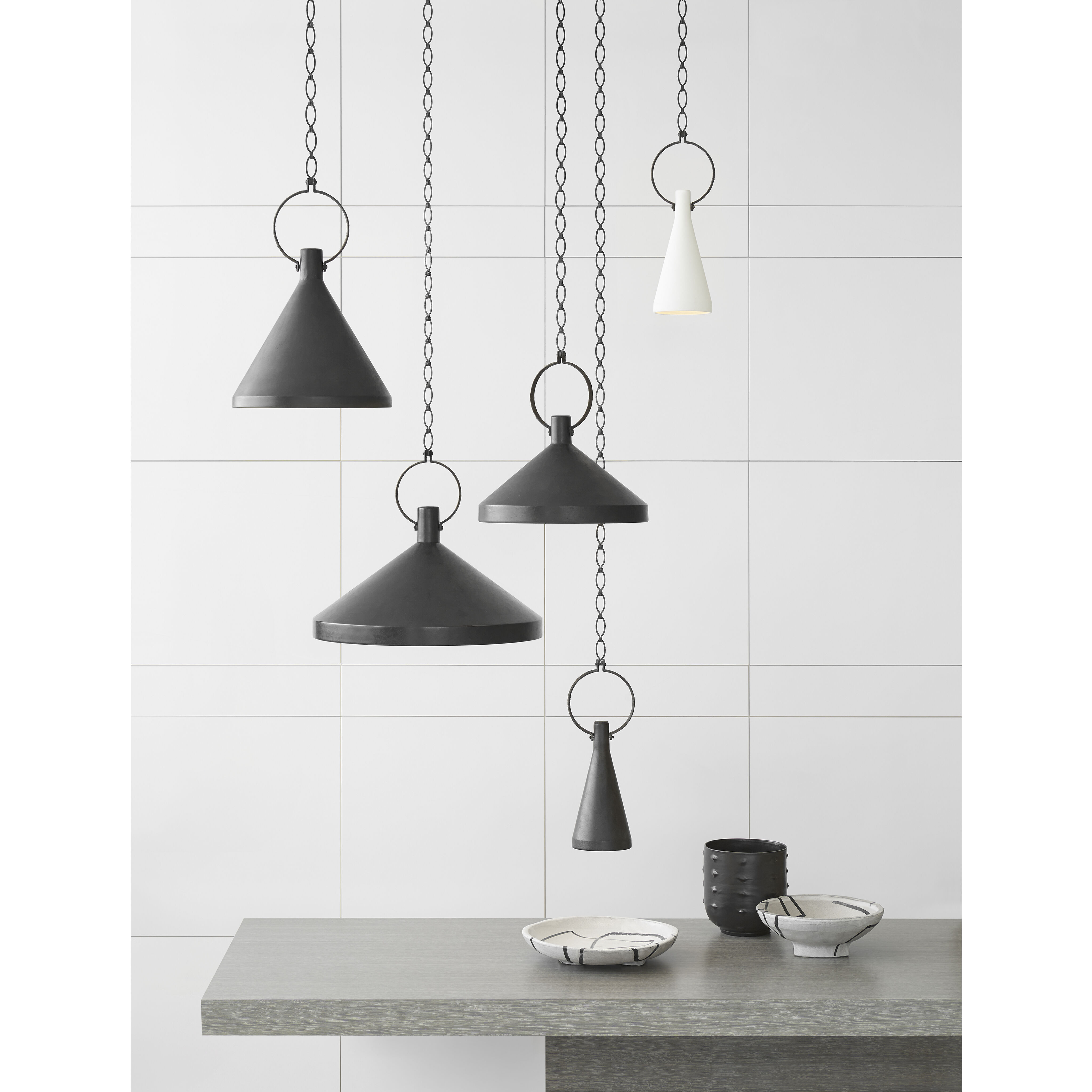 Suzanne Kasler Limoges 1 Light 16.5 inch Natural Rusted Iron Pendant Ceiling Light in Aged Iron, Large