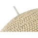 Dalia 3 Light 35 inch Textured Plaster Chandelier Ceiling Light, Drum