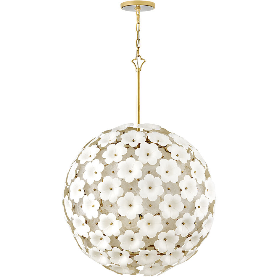 Marianne 7 Light 28 inch Deluxe Gold Chandelier Ceiling Light