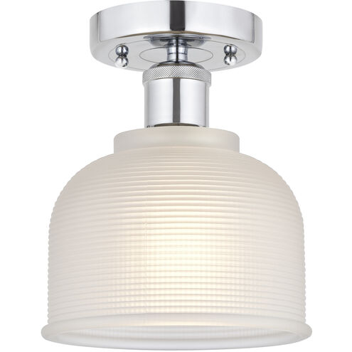 Dayton 1 Light 5.5 inch Polished Chrome Semi-Flush Mount Ceiling Light
